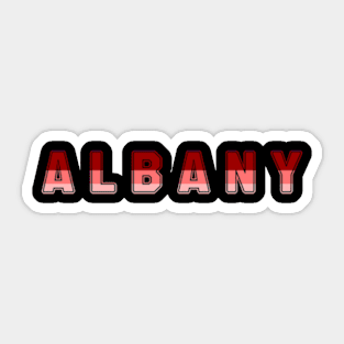 A l b a n yColor Hunt Sticker